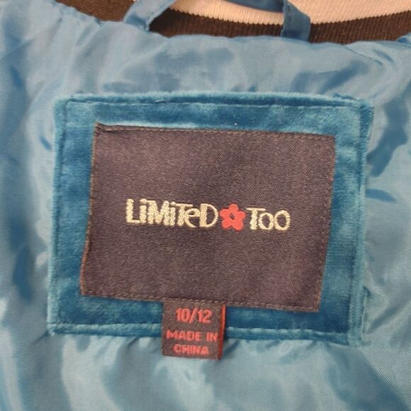 KIDS "LIMITED TO" BLUE VELVET JACKET WITH CREST - Picture 9 of 11